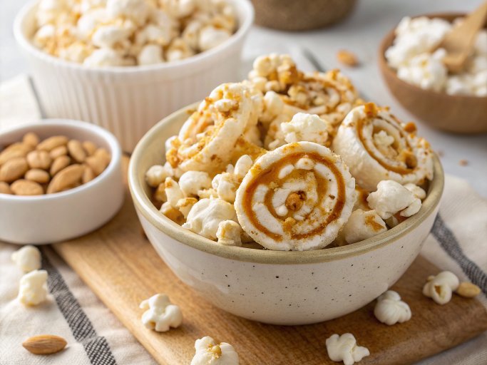 10 Minute Peanut Butter Popcorn
