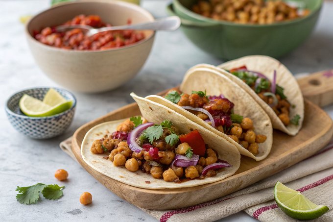 20-Minute Chickpea Tacos