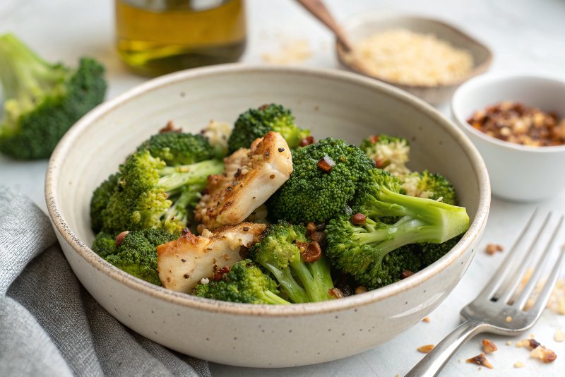 Air fryer broccoli