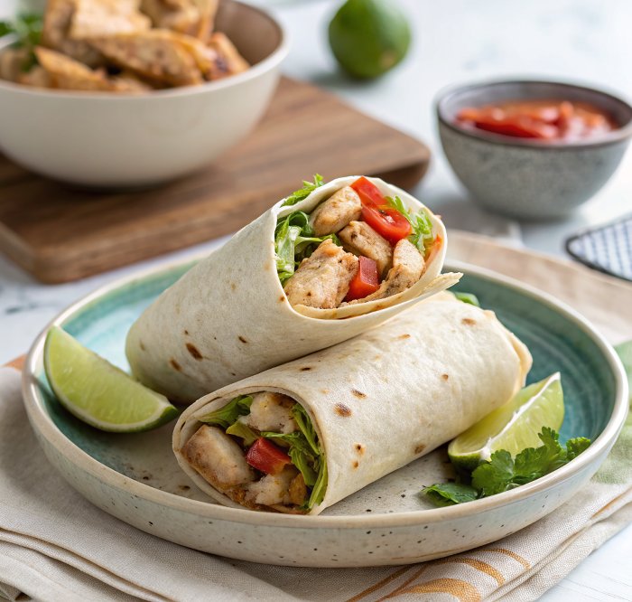 Asian Chicken Wraps