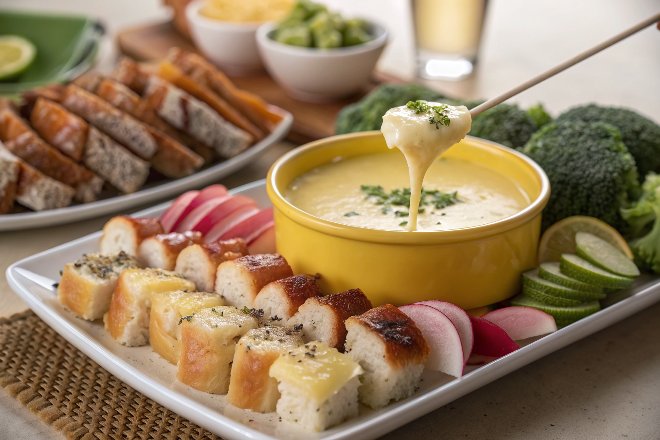 Awesomely Easy Swiss Fondue