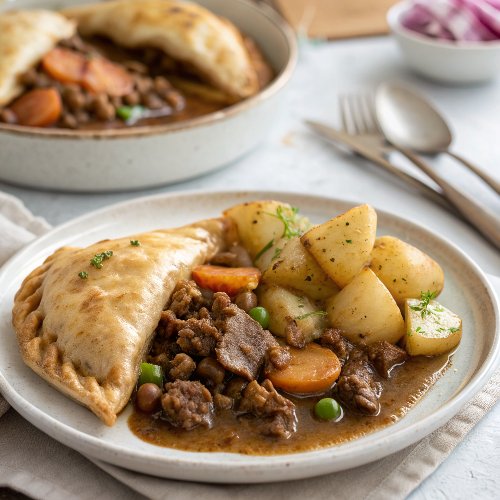 Beef & potato pasties