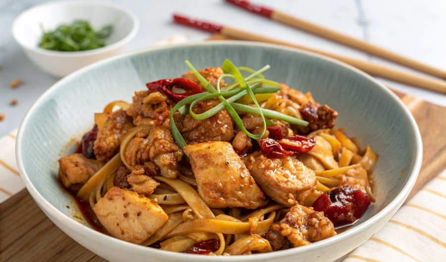 Big Plate Chicken with Belt Noodles (大盘鸡)
