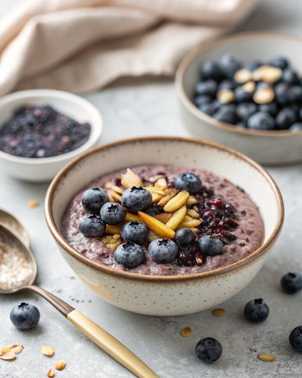 Blueberry Chia Seed Pudding