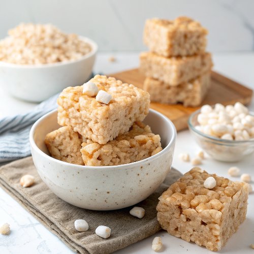 Brown Butter Rice Krispie Treats
