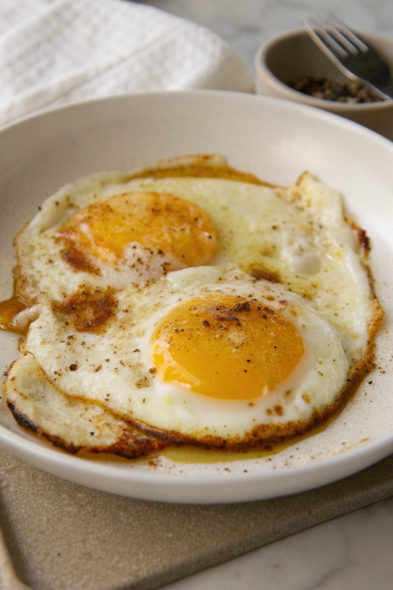 Browned Butter-Basted Fried Eggs
