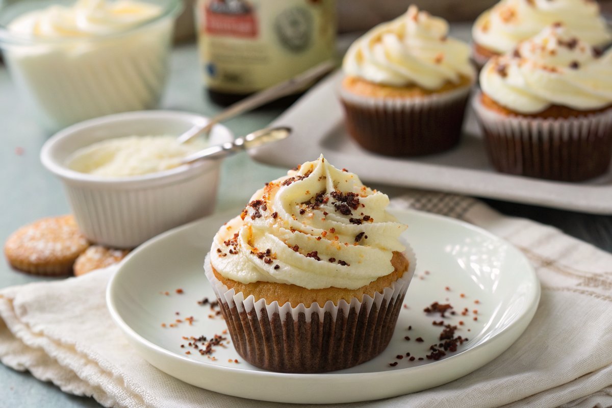 Buttery Cream Cheese Cupcake Frosting