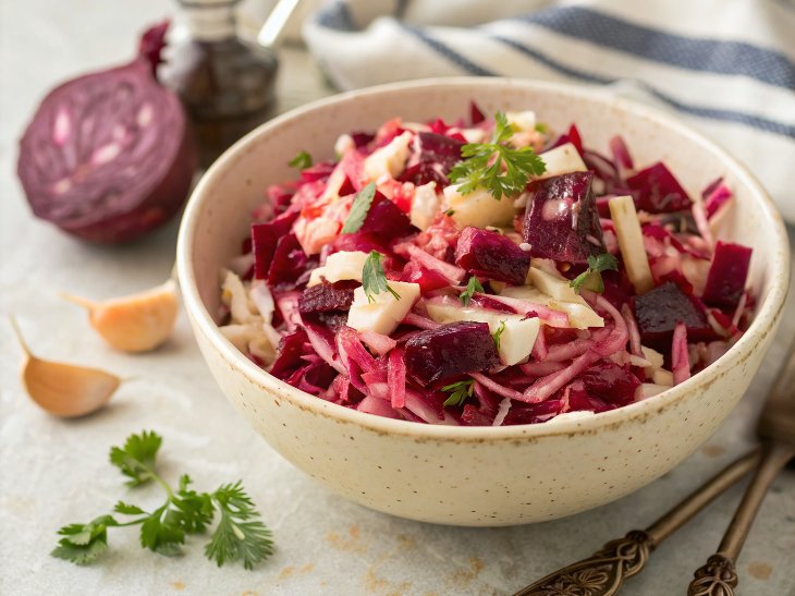 Cabbage and Beet Salad Recipe
