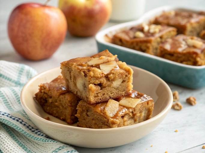 Caramel Apple Blondies