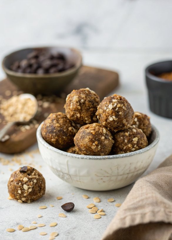 Cashew Dark Chocolate Energy Bites
