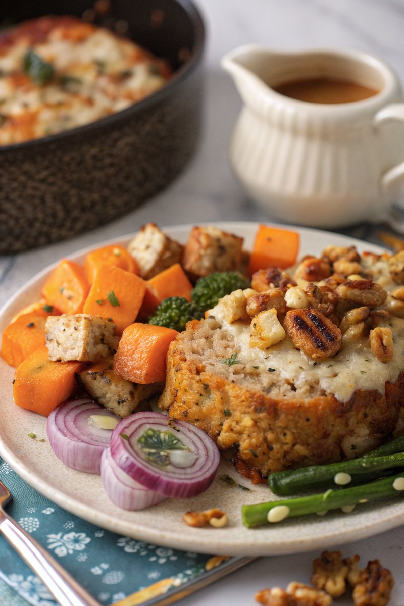 Cheesy Vegetable Nut Roast