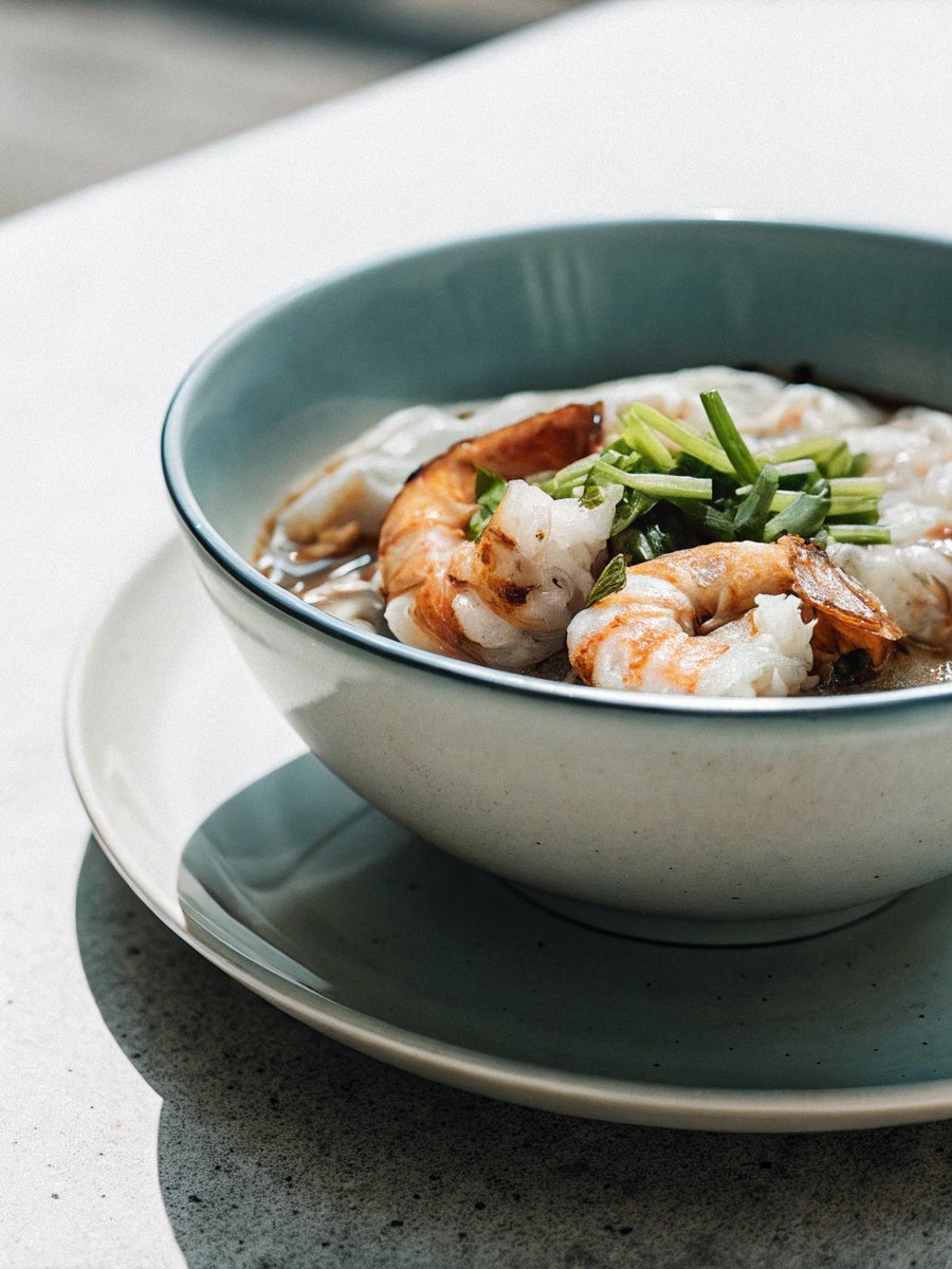 Cheung Fun with Shrimp (鲜虾肠粉)