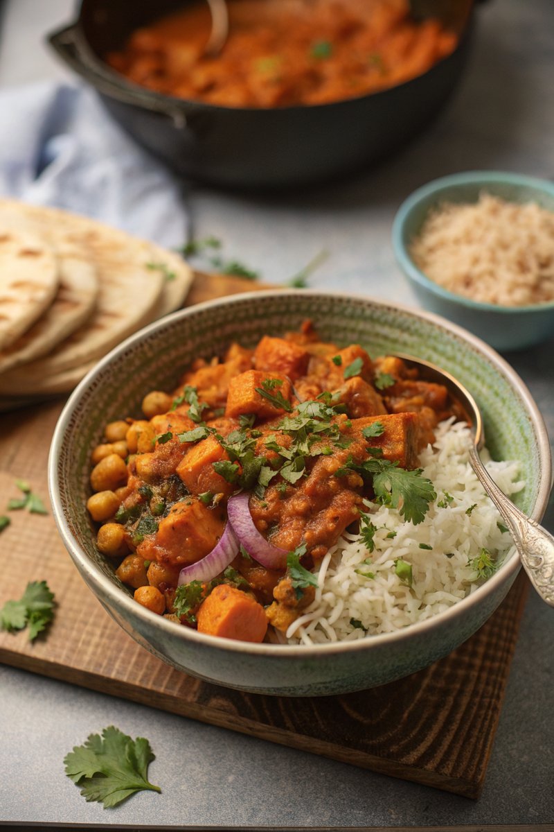 Chickpea and Sweet Potato Curry