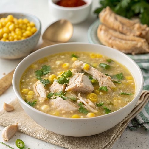 Chinese Chicken Sweet Corn Soup Recipe