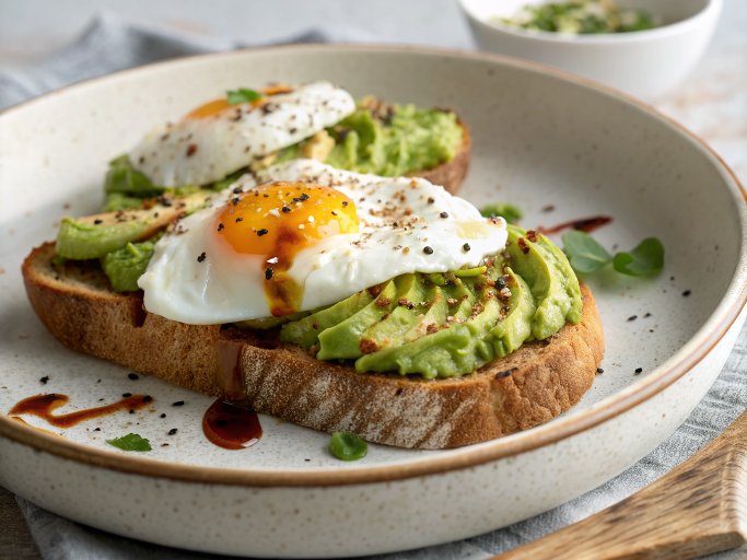 Chinese-Style Avocado Toast