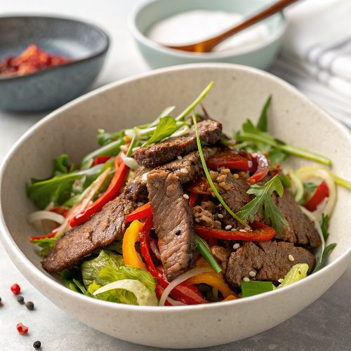 Chinese-style Spicy Beef Salad