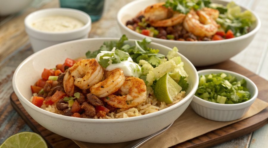 Chipotle Shrimp Burrito Bowls