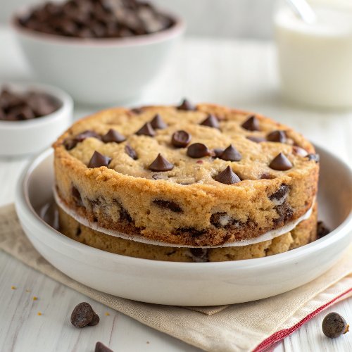 Chocolate Chip Cookie Layer Cake