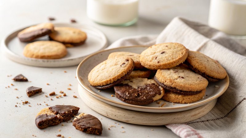 Chocolate Shortbead Cookies