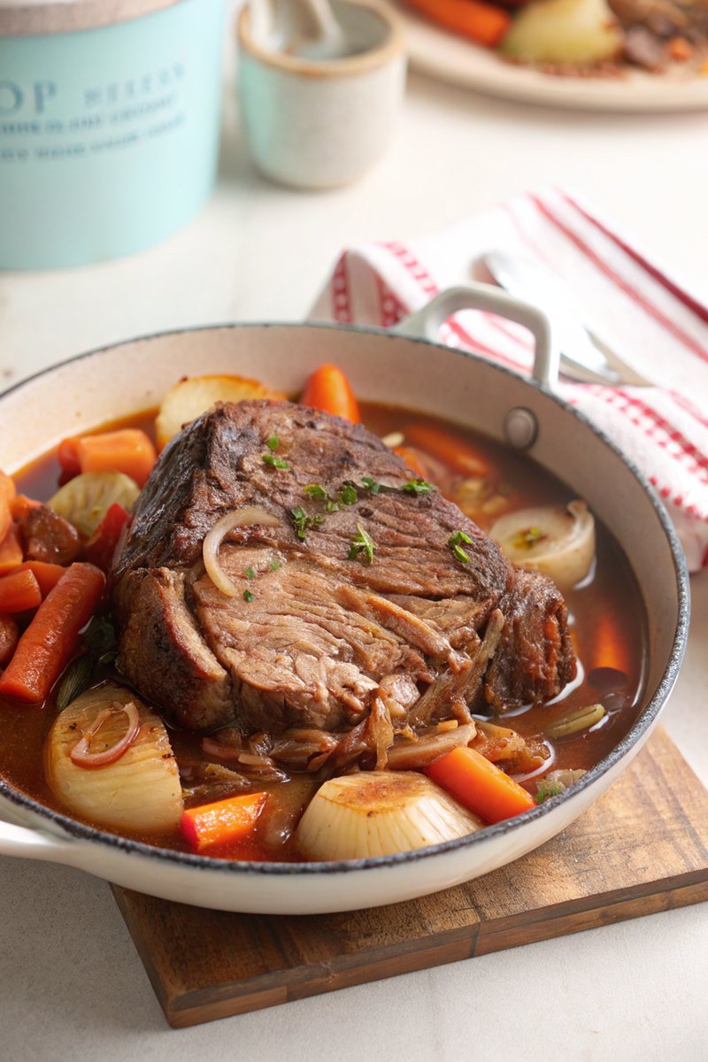 Classic Beef Pot Roast with Gravy