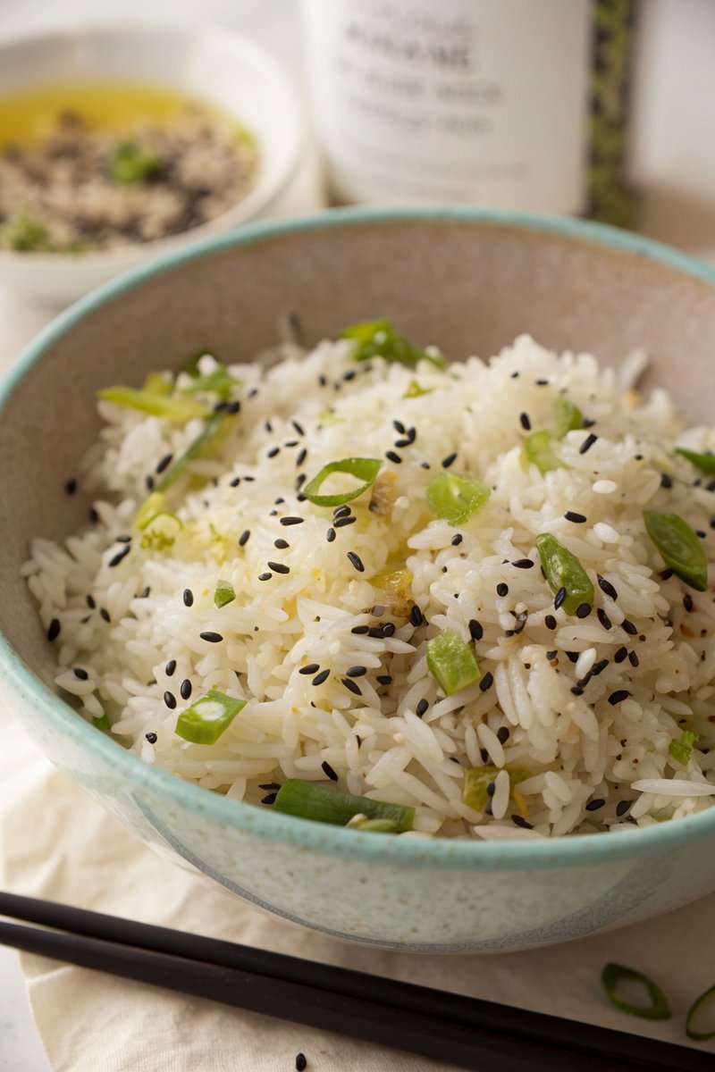 Coconut Rice with Nigella Seeds