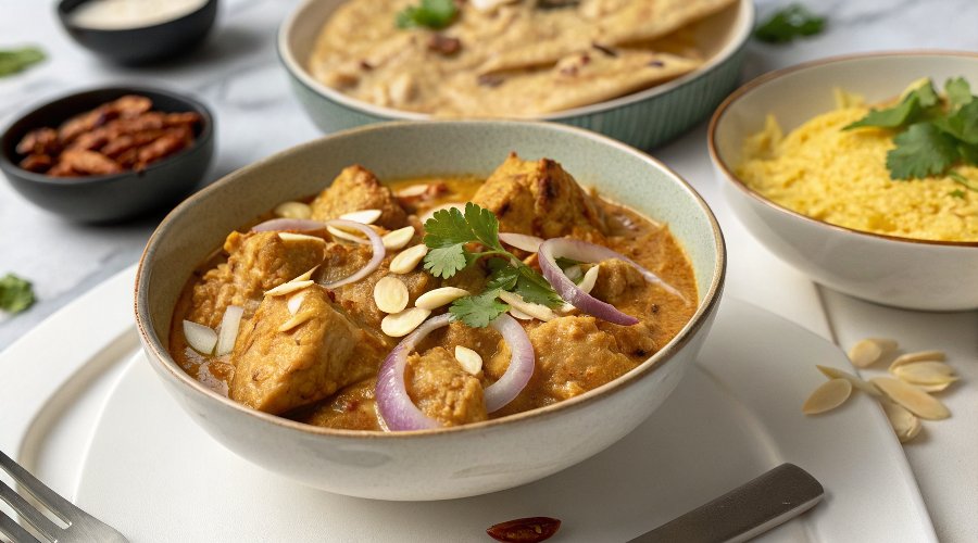 Creamy chicken korma