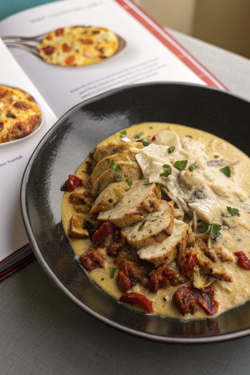 Creamy Slow-Cooked Chicken with Sun-Dried Tomatoes