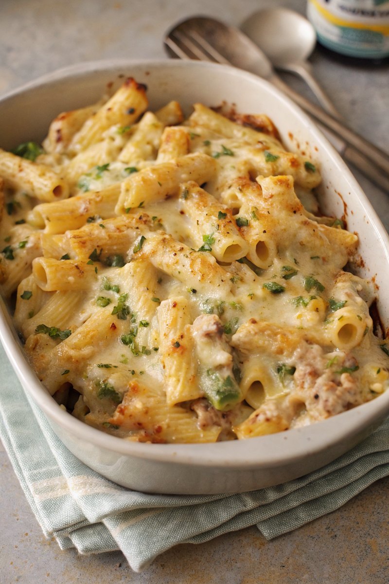 Creamy Tuna Pasta Bake
