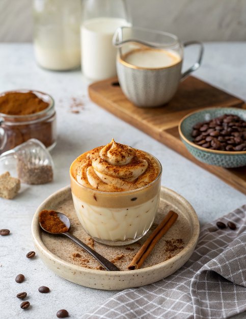 Dalgona Coffee (Korean Whipped Coffee)