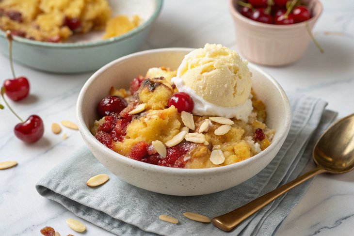 Easy Pineapple Cherry Dump Cake