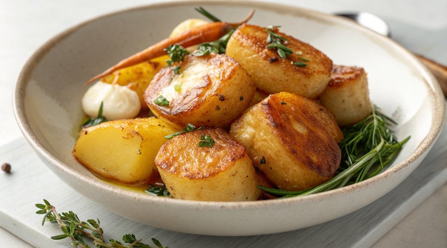 Fondant potatoes