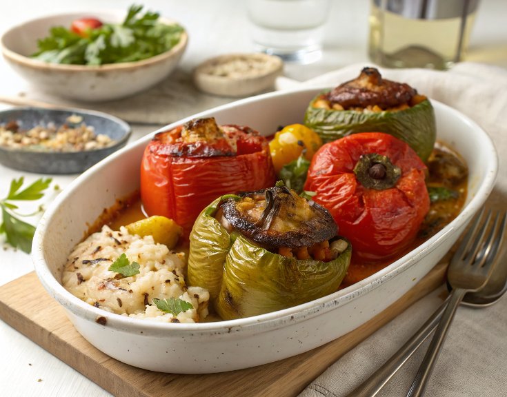 Gemista (Greek Stuffed Vegetables)