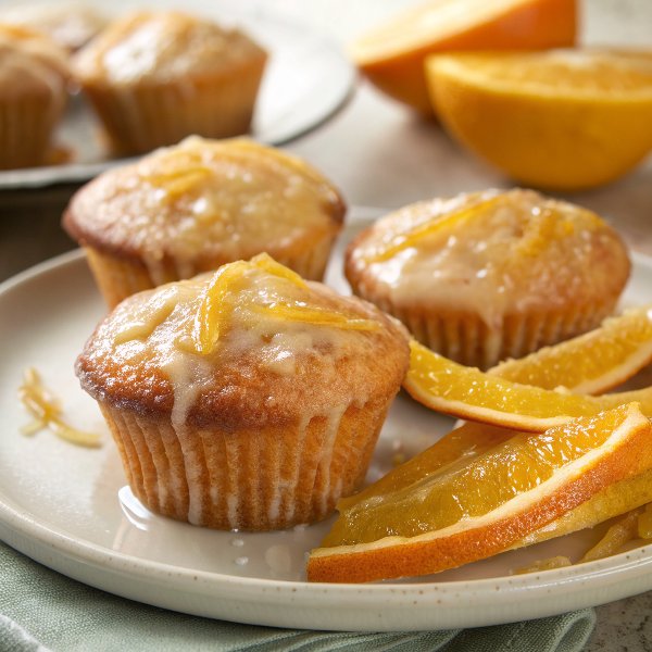 Glazed Orange Muffins