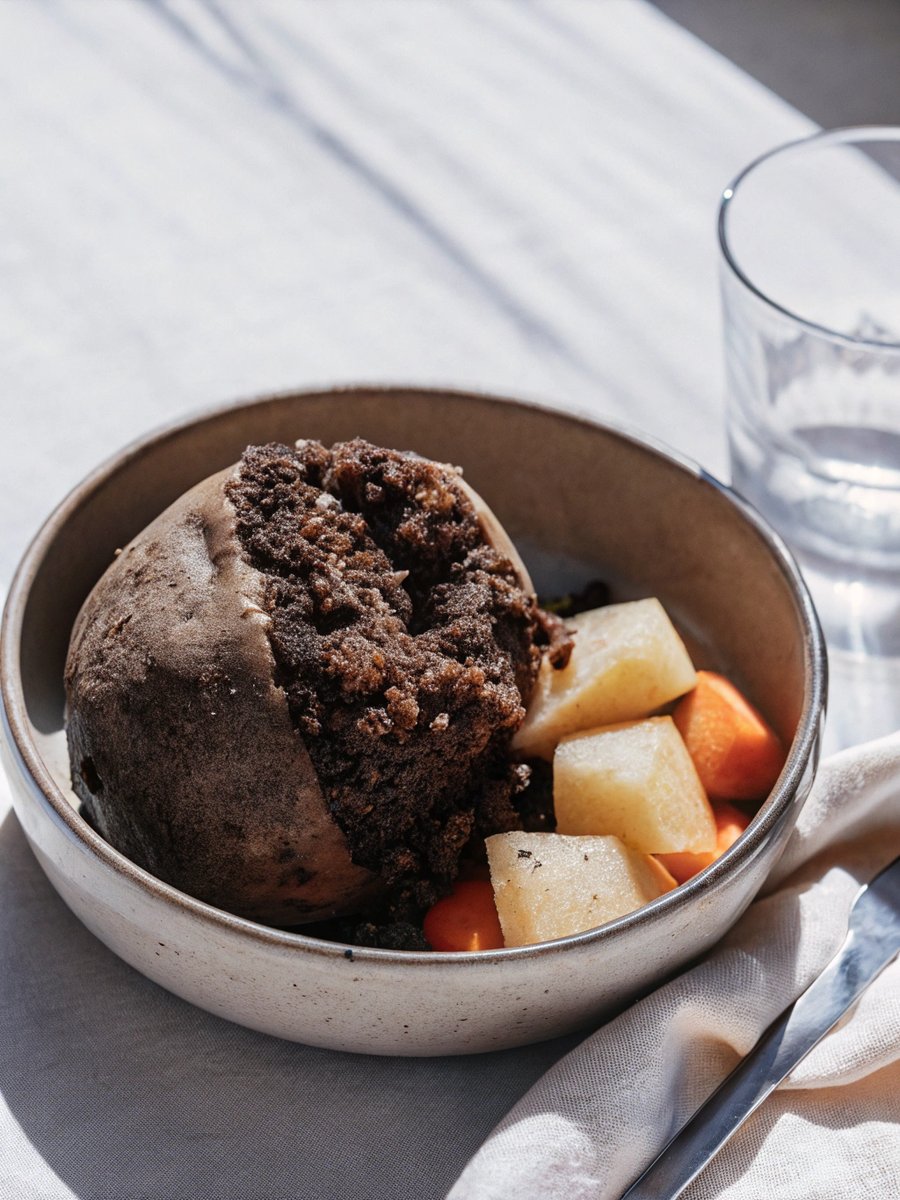 Haggis, neeps & tatties