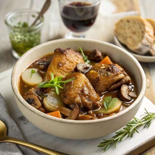 Hearty chicken hotpot