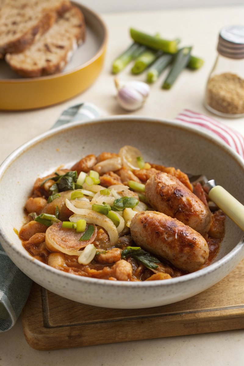 Hearty Pork Sausage Casserole