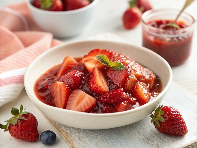 Homemade Strawberry Sauce (Topping)