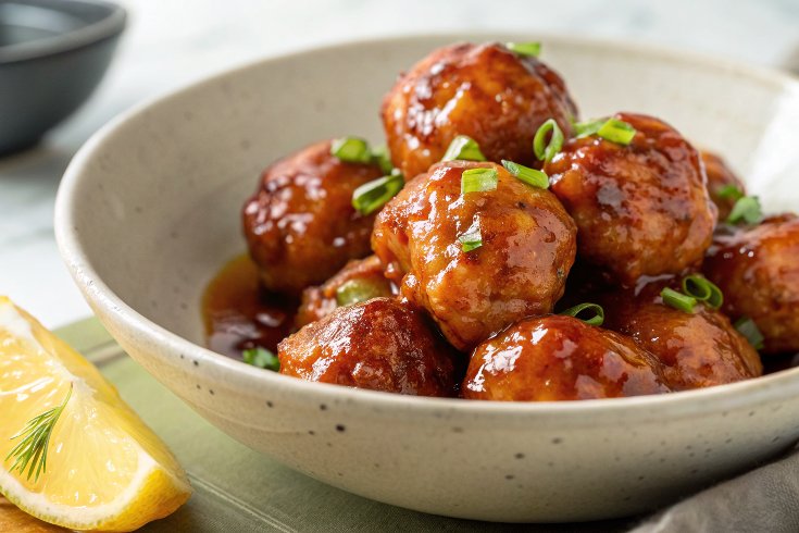Hot Honey Chicken Meatballs