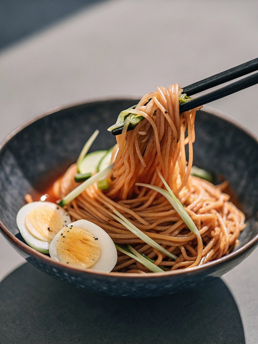 Instant Spicy Korean Cold Noodles (Bibim Naengmyeon)