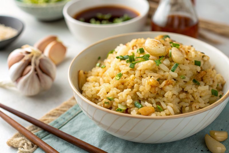 Japanese Garlic Fried Rice