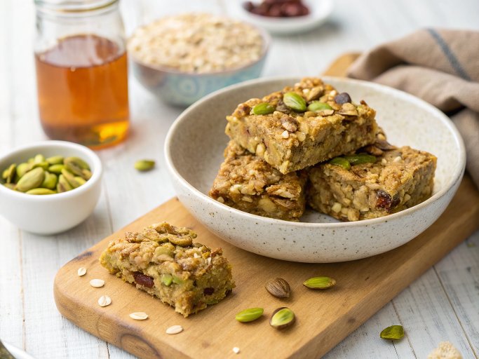 Jessica's Pistachio Oat Squares