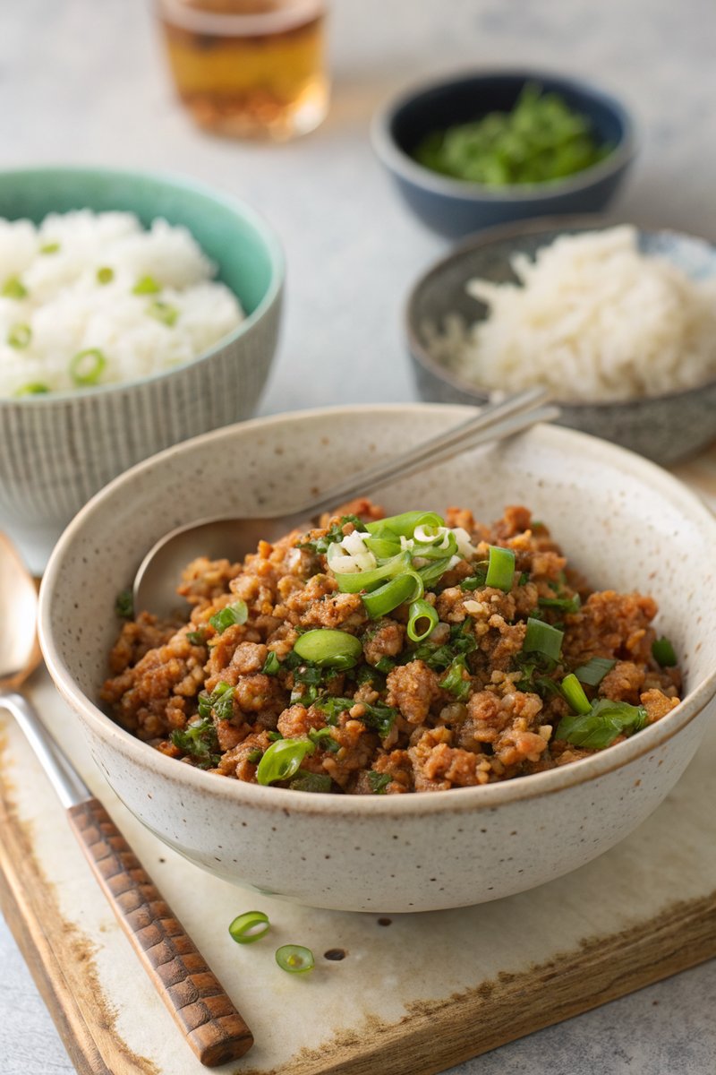 Korean-Style Turkey Keema