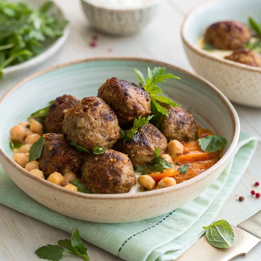 Lamb & chickpea koftas