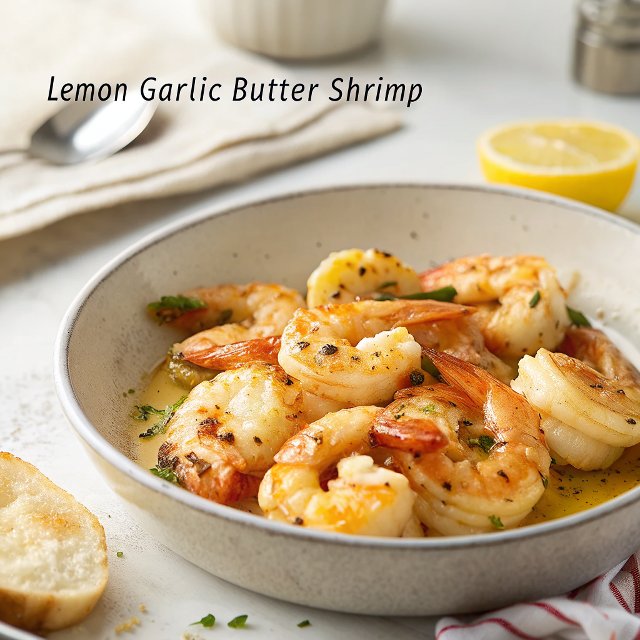 Lemon Garlic Butter Shrimp