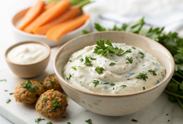 Lighter Greek Yogurt Ranch Dip