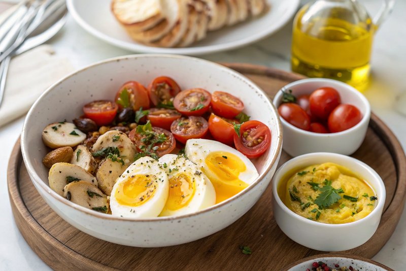 Mediterranean Savory Breakfast Bowls