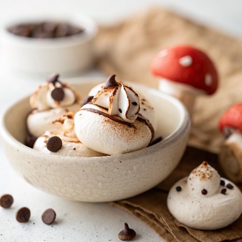 Meringue Mushrooms Recipe