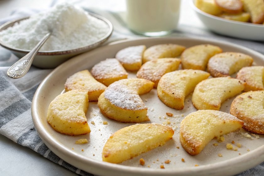 Moon Biscuits Recipe (Moon Shaped Baked Cookies)