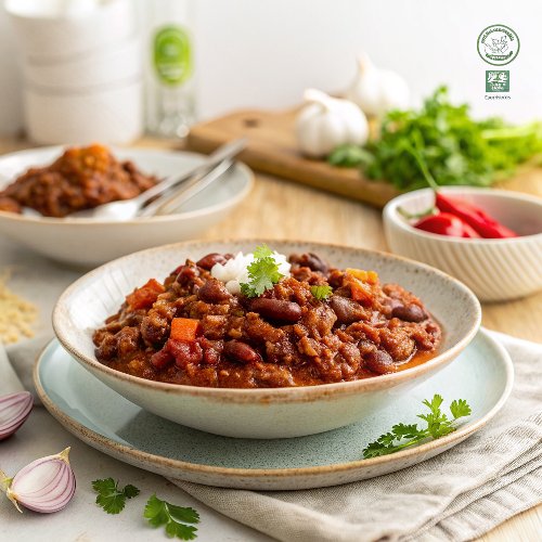 My microwave chilli con carne