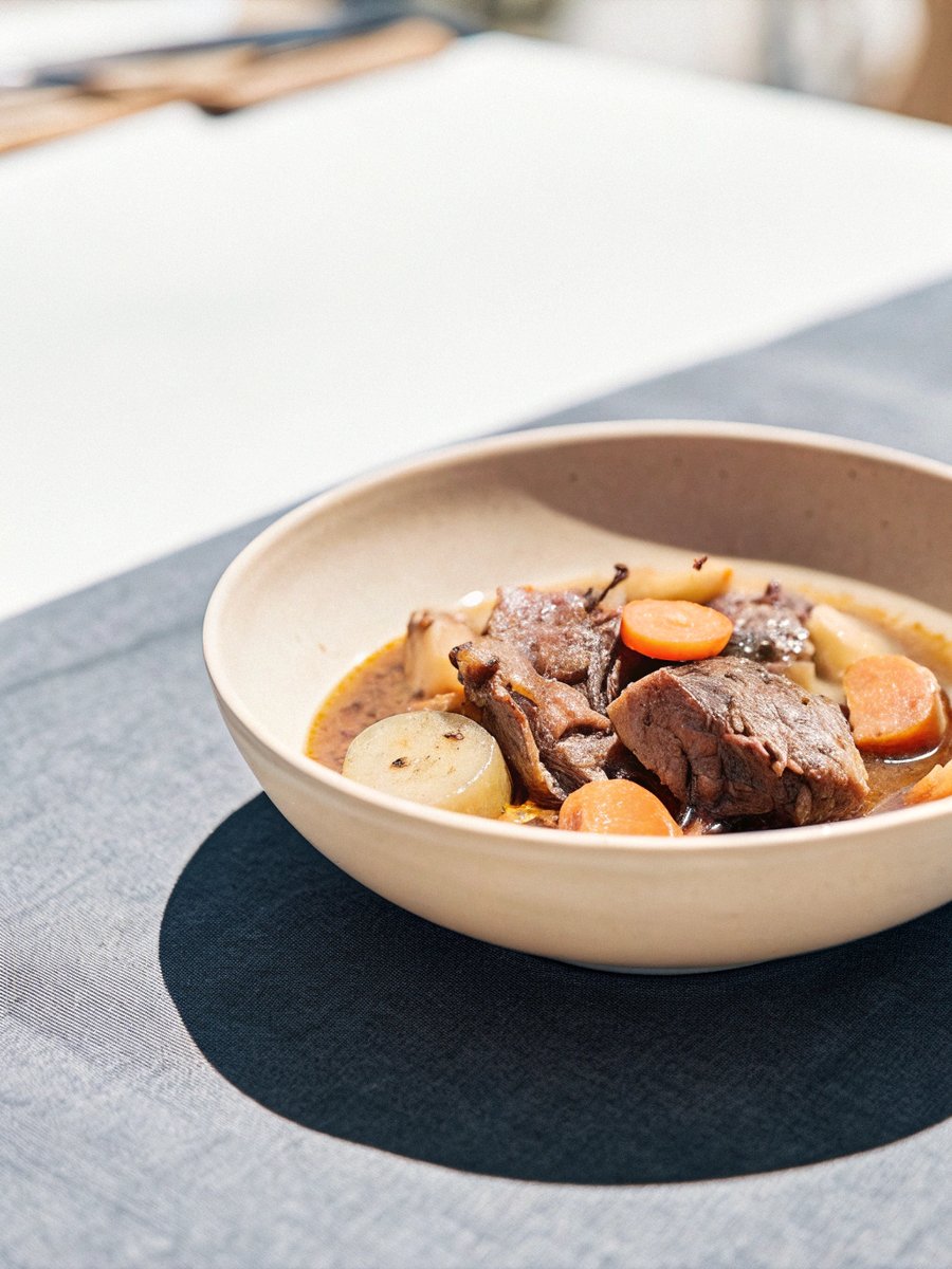 My sumptuous beef bourguignon